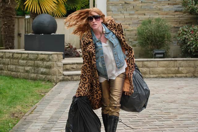 Rosalie Craig in Sally Wainwright's Riot Women. Picture: BBC / Drama Republic