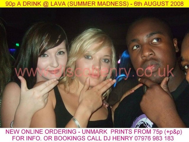 Nostalgic pictures from a 90p a drink night out at Lava in August 2008