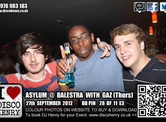 Nostalgic pictures from a 2012 night out at Balestra
