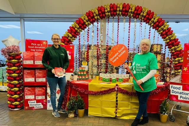 Food Donation point at Tesco