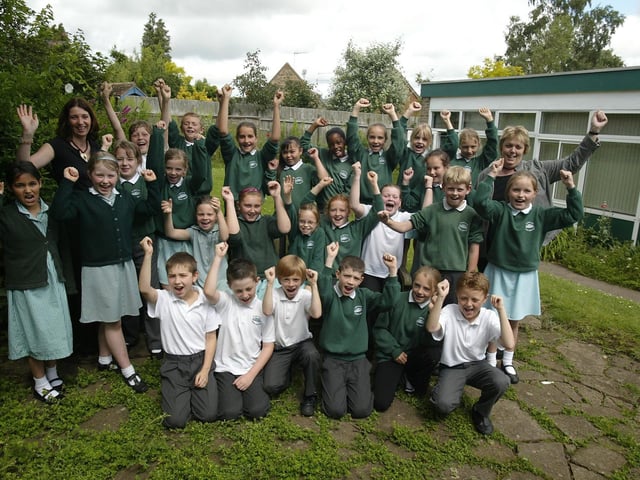 At. Lukes Primary School Duston - Bagers Class with head Sue Edmonds and Ms Bailey