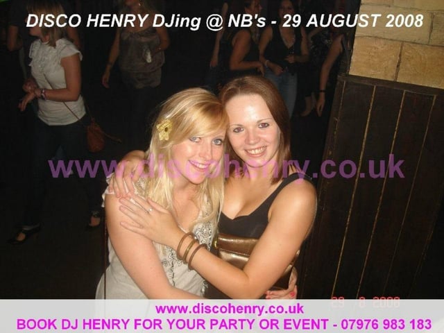 Nostalgic pictures from a night out at NB's