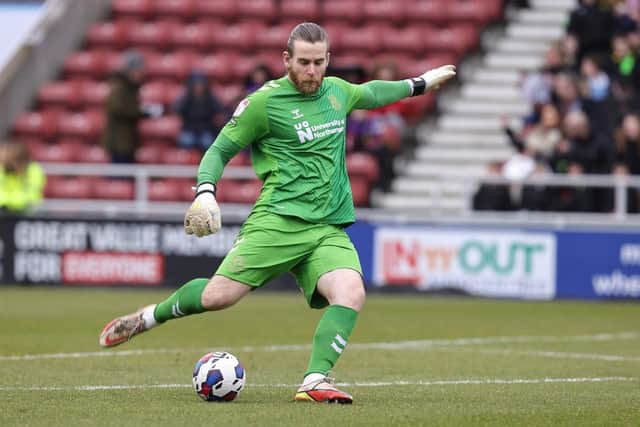 Lee Burge made his first start in two months on Saturday.