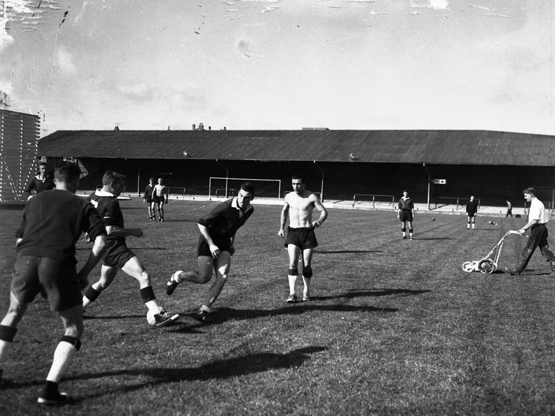 Cobblers training or a trial, County Ground, August 18, 1962