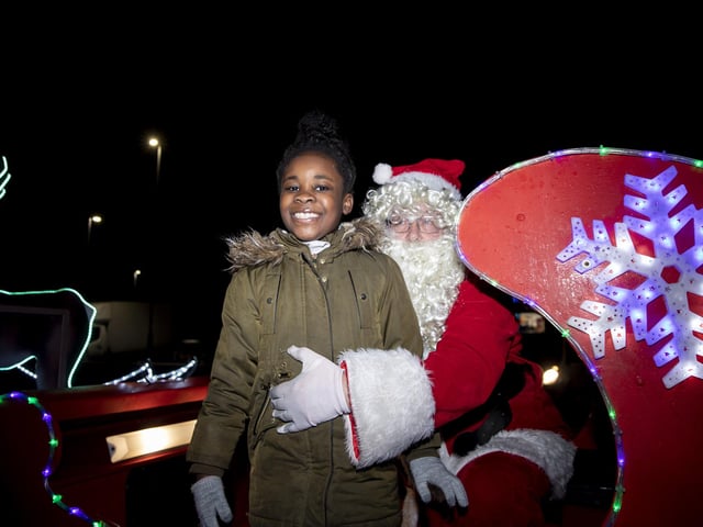 The Northampton Becket Rotary Club’s annual Santa’s sleigh tour at Buckton Fields on Wednesday December 21, 2022.