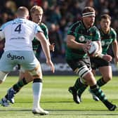 Callum Chick on the charge against Bath (photo by David Rogers/Getty Images)