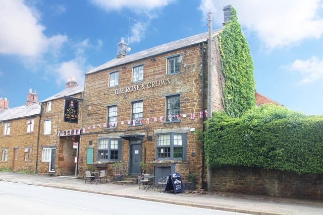 The Rose & Crown - an 18th century coaching inn with six letting rooms in Chipping Warden, near the Oxfordshire border - is on sale for £450,000.
