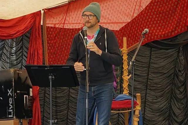 Current Bard of Northampton Chris Matthewman at last years Bardic Picnic