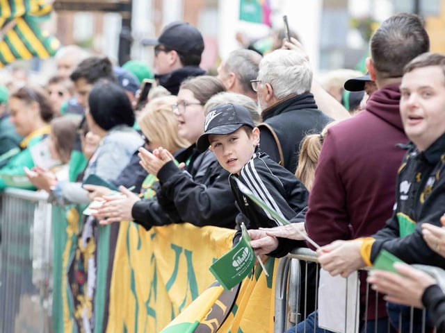 Saints players, coaches and staff celebrated with fans in Northampton town centre on Sunday (June 9) after winning the Gallagher Premiership title at Twickenham on Saturday (June 8).