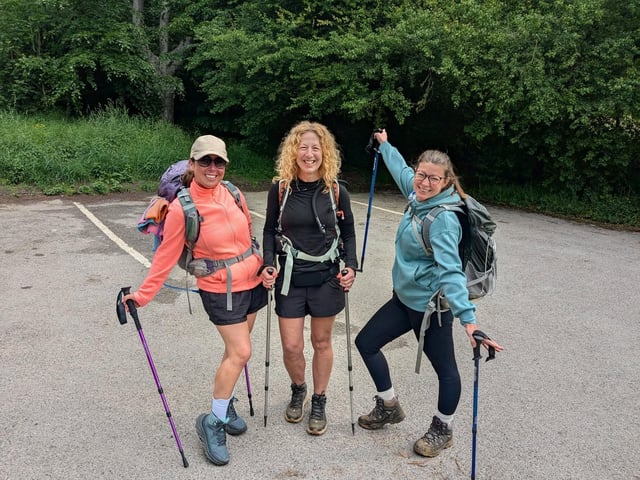 The intrepid staff members of Doddridge Centre training in Derbyshire.