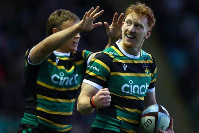 George Hendy scored four times for Saints against Bristol (photo by Mark Thompson/Getty Images)