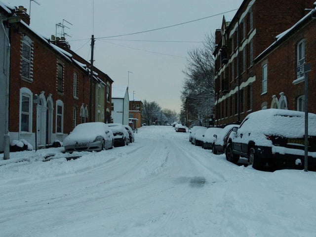 Edith Street, Northampton. Thursday, 5th February 2009
