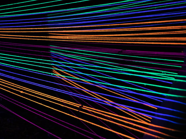 The Winter Light Trail at Delapre Abbey from November 18, 2022 to January 2, 2023.