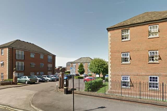 A closure order has been issued for a property in Latymer Court.
