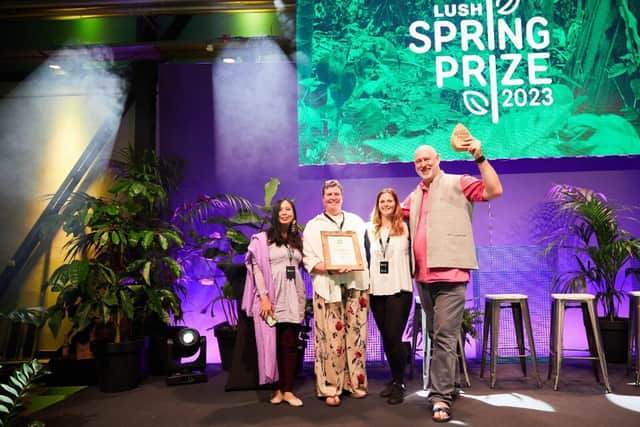 Sol Haven at the Lush Spring Prize Awards in Berlin, Germany