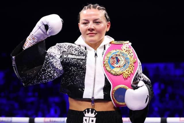 Chantelle Cameron will now fight former WBO world welterweight champion Sandy Ryan