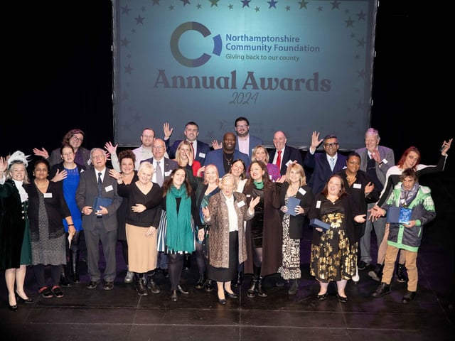 All the winners at Northamptonshire Community Foundation's annual awards.