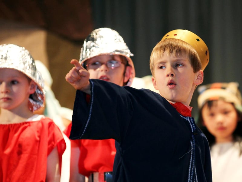A Christmas Nativity Play at Headlands Primary School back in 2012.