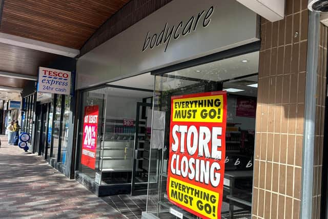 Bodycare, located in Abington Street, had noticeably reduced stock levels on the shelves in the weeks leading up to entering administration last Friday (September 5).