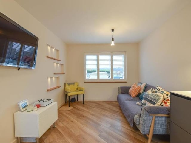 Newly built two-bedroomed detached home in Duston offering an attractive contemporary internal layout comprising entrance hall, downstairs WC, open plan kitchen/lounge/diner and an integrated utility storage cupboard. There are two double bedrooms and a family shower room to the first floor with the property benefiting from off road parking for two vehicles on a resin driveway and an attractive resin rear garden. For sale by live streamed auction on February 22 starting at 11am.
