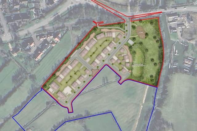 Plans have been revealed to build new homes on land off West Haddon Road in the village of Crick. Here's how the site could be laid out if plans are approved.