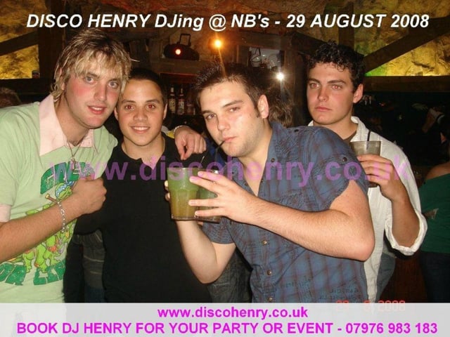 Nostalgic pictures from a night out at NB's