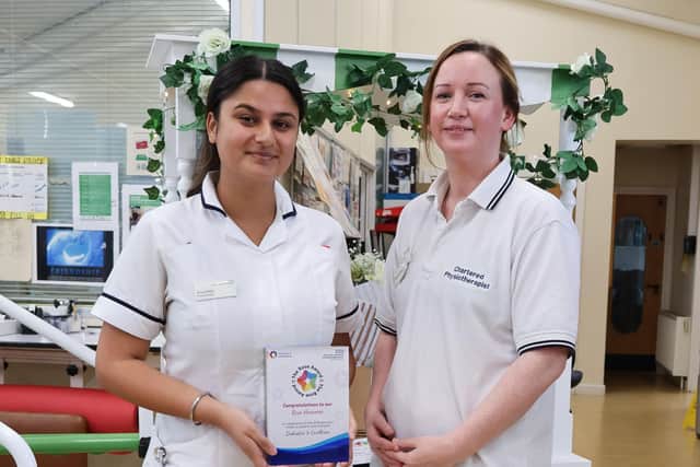 Physiotherapist Anya Mejer was nominated by her colleague Catherine Heslin.