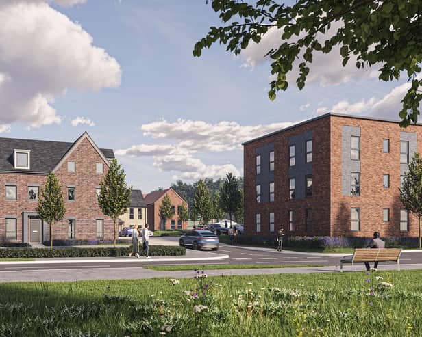 Early-stage CGI images of the homes to be built in the new Daventry estate.
Credit: Spitfire Homes