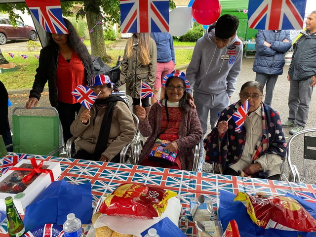 Hertford Court, Little Billing hosted a party for the whole area with face painting, activities, live music and more.