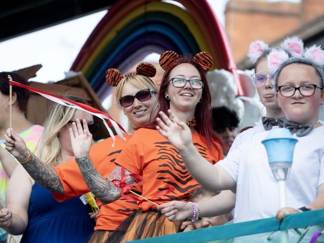 An explosion of joyous colour took over Northampton during the carnival on Saturday June 14.