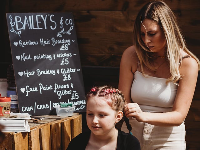 The family day of food, music and games was attended by nearly 700 members of the Northampton community, who wanted to show their continued support.