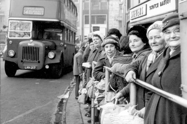 Mercer's Row bus - year unknown - Northampton