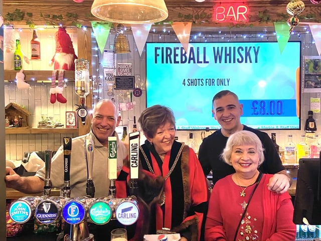 Staff at the Old Bank, who supported the competition