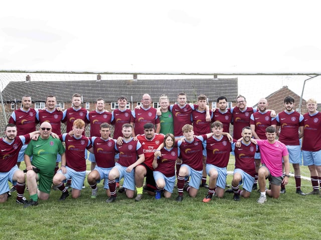 Hundreds gathered to remember 20-year-old Northampton amateur footballer Luke, who sadly died in January