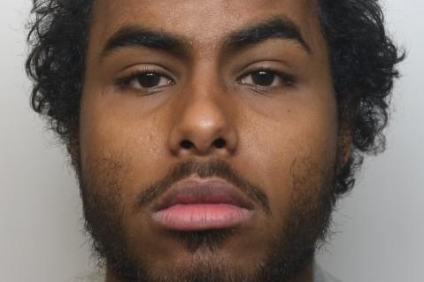 Ali robbed the same Northampton shop three days in a row – once brandishing a knife. The 22-year-old was also charged with assaulting a police officer during his arrest and was sentenced to five years, three months in prison.