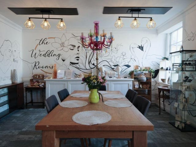 The business, located in Market Square, hopes to become the go-to place for brides and grooms-to-be to find out about local suppliers and plan their wedding in a fun and relaxed environment.