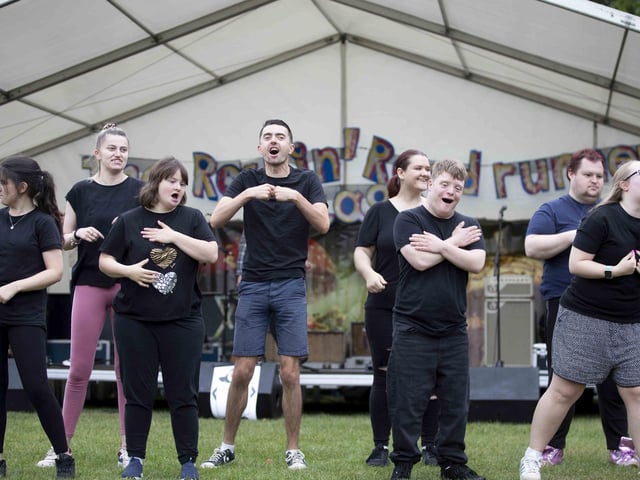 Although it is a music festival run with and for disabled individuals, it was open for all to enjoy.