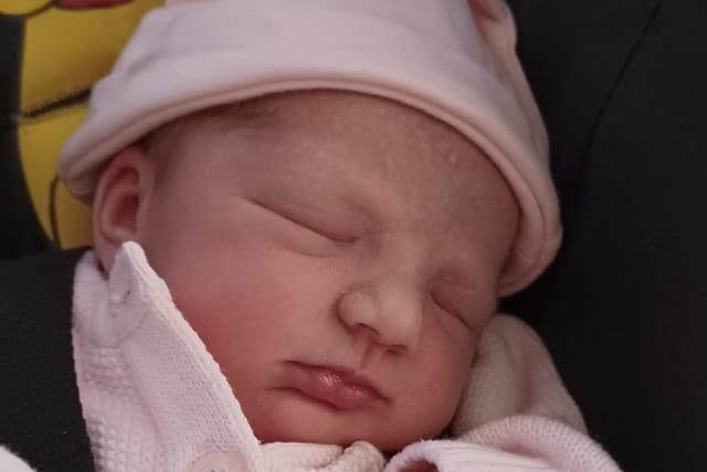 Tillie-Ann born on March 25, 7.44am at Northampton General Hospital, weighing 7lbs 0ozs.