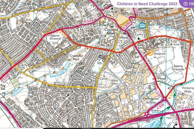 Friday, October 21 - Rickshaw route for BBC Children in Need fundraiser - in Wellingborough