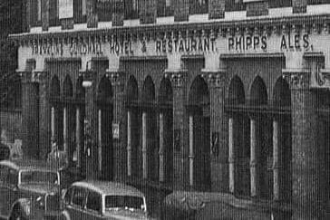 The Guildhall Hotel and Restaurant in Guildhall Road. Circa 1950s.