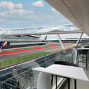 The hotel is perfectly placed on the Hamilton Straight, with direct view onto the start-finish line.