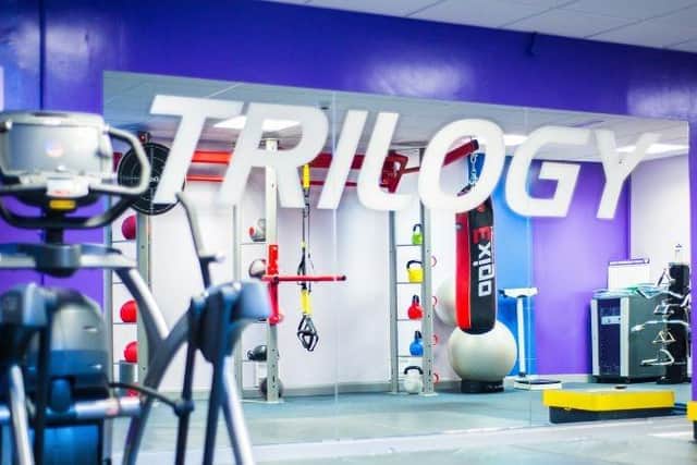 Inside of a gym