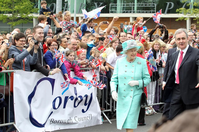Chief Executive of Corby Borough Council with Her Majesty The Queen June 2012