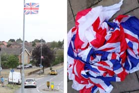 Flags in St Mary's Road, Kettering / Iconic Media Group