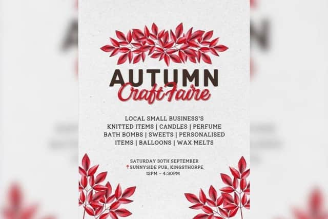 Sunnyside has pencilled in September 30 as the date for their ‘Autumn Craft Faire’, which will run from 12pm until 4.30pm.