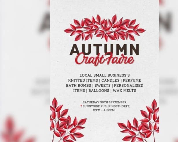 Sunnyside has pencilled in September 30 as the date for their ‘Autumn Craft Faire’, which will run from 12pm until 4.30pm.