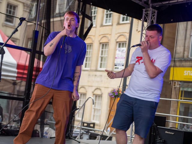 Deadboi & Nevmore, Northampton Music Festival 2022. Photo by David Jackson.