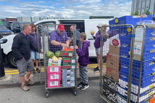 Where a food bank is designed specifically for members of the community in need and experiencing food poverty, a larder is open to all – regardless of your need.