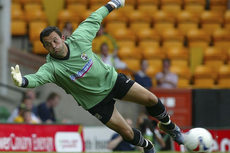 The goalkeeper made 182 appearances for the Cobblers between 2002 and 2007. He's the last 'keeper to keep a clean sheet for Northampton against Peterborough. He now has his own goalkeeping academy