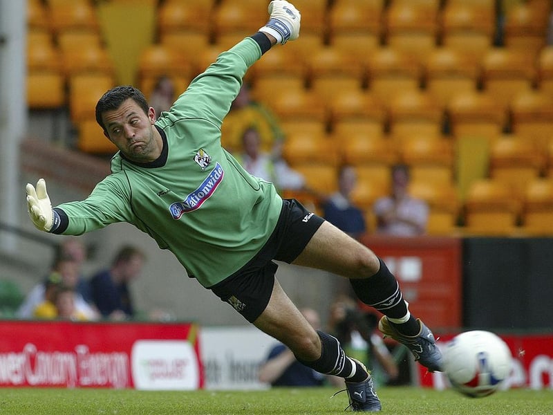 The goalkeeper made 182 appearances for the Cobblers between 2002 and 2007. He's the last 'keeper to keep a clean sheet for Northampton against Peterborough. He now has his own goalkeeping academy